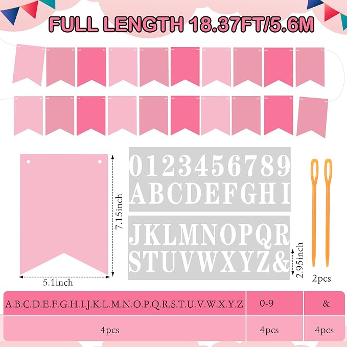 Mooliwe 171 Pcs DIY Custom Banner Kit Make Your Own Customizable Sign - Image 2