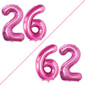 Number 26 Balloons for 26th Birthday Party Decorations, 42 Inch Jumbo Foil by GOER