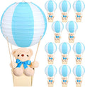 12 Sets Baby Shower Hot Air Balloon Table Centerpieces DIY Paper Lanterns by Baquler