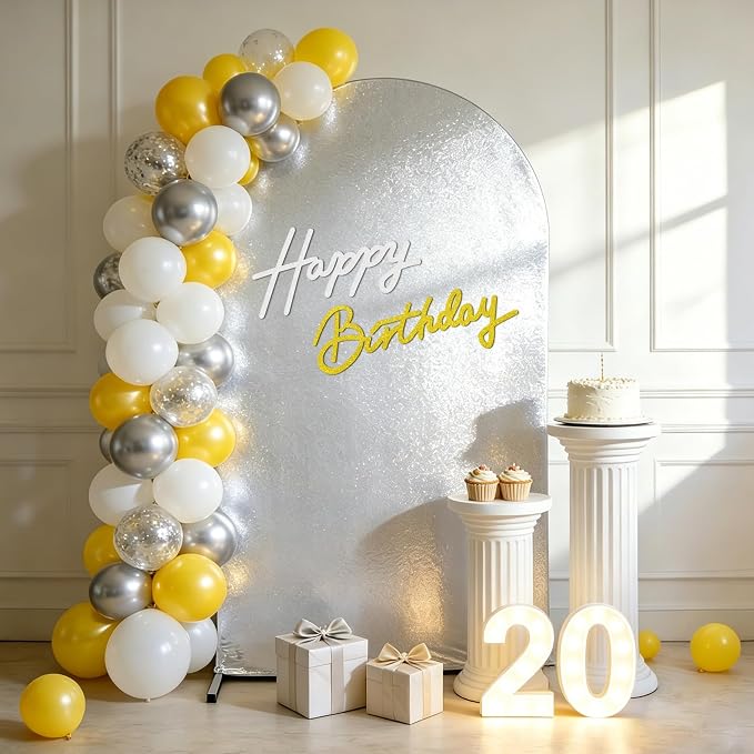 TONIFUL Happy Birthday Sign for Backdrop - Image 5