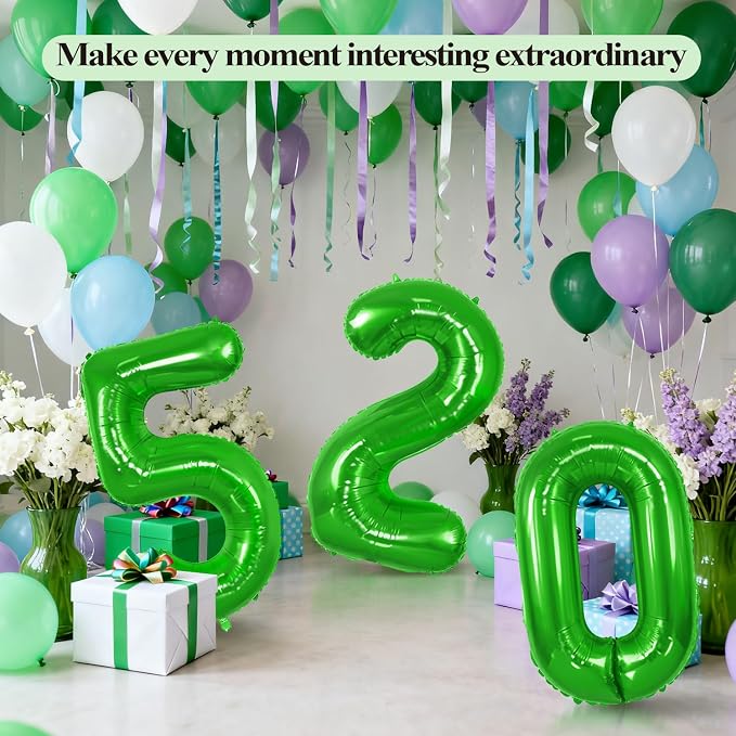 Number 72 Balloons for 72nd Birthday Party Decorations, 0-100 Large No.72 - Image 6