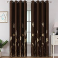 Brown Blackout Curtains for Living Room 90 Inch Length 2 Panels Set, Room by ESTELARTEXTILER