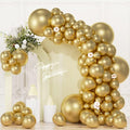 104pcs Metallic Gold Balloon Garland Arch Kit 18/12/10/5 Inch | Chrome Gold by OWPFJG