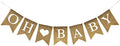 Anwyll Burlap Oh Baby Banner by Anwyll