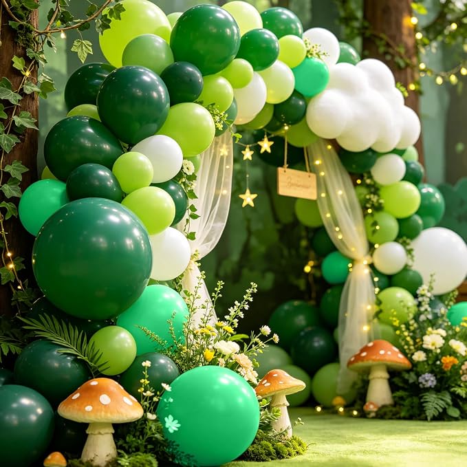 Green Balloons 12 Inch 100 Pack Thicken Latex Green Balloons - Image 7