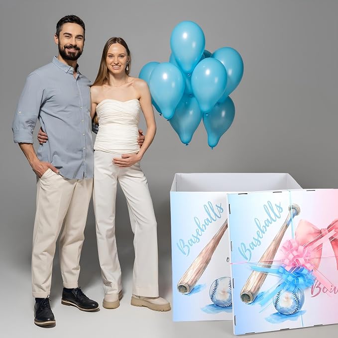 AmazingSpark 28in Giant Gender Reveal Gift Box - Image 5