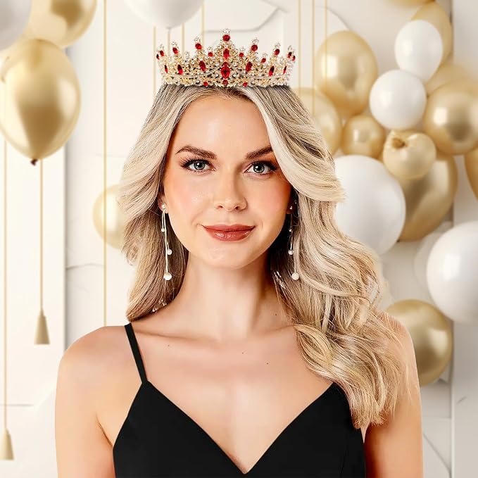 Fesciory Birthday Crown for Women, Adult Fit, Coming of Age Gifts & Halloween - Image 2
