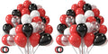 LovesTown 60PCS Black Red Balloon Garland Kit, 12inch Arch Kit Confetti by Lovestown