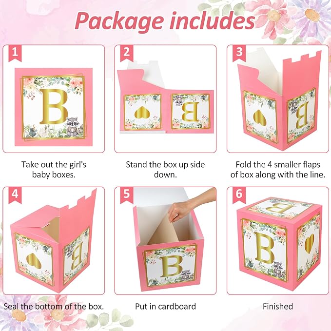 Baby Boxes with Letters for Baby Shower - Image 6