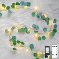 33FT 100LED Eucalyptus Garland Vines by SUDDUS