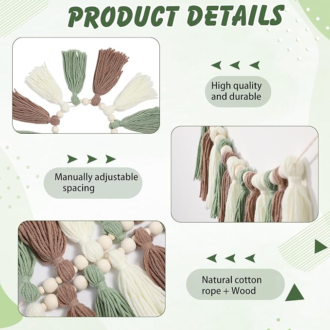 Suncalla 2 Pcs Tassel Garland - Image 3