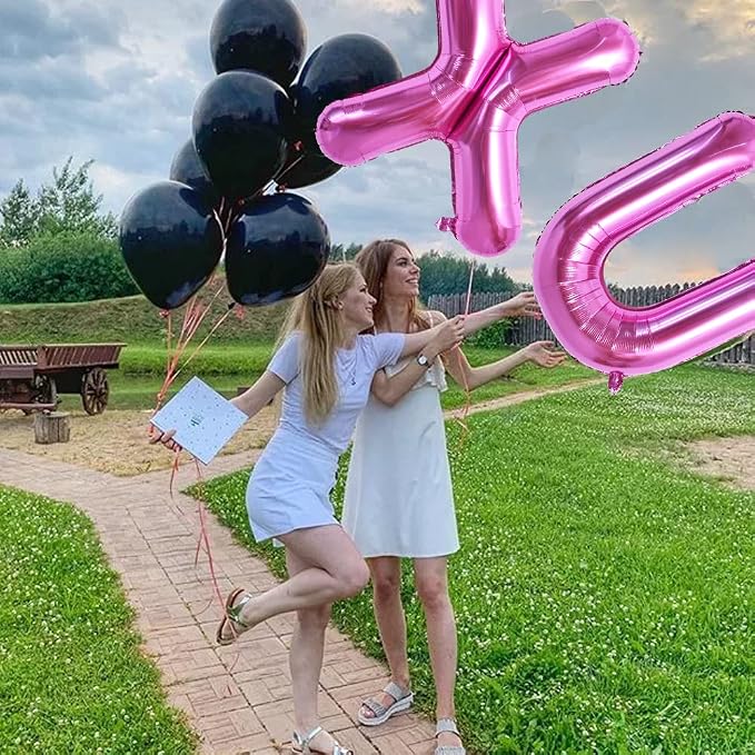 TONIFUL 40 Inch Large Rose Red Letter X Balloon - Image 6