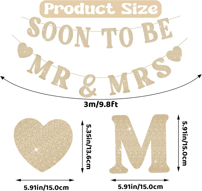Soon To Be Mr & Mrs Sign Banner - Image 2