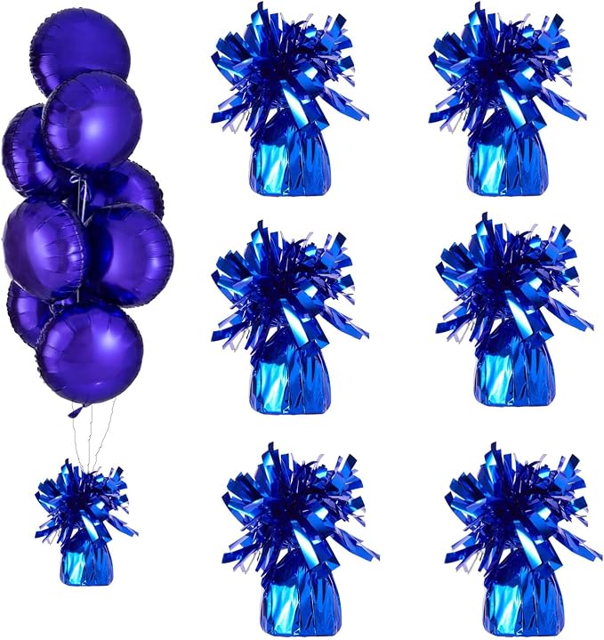 Balloon Weights Dark Blue 6Pcs | Perfect by Unknown