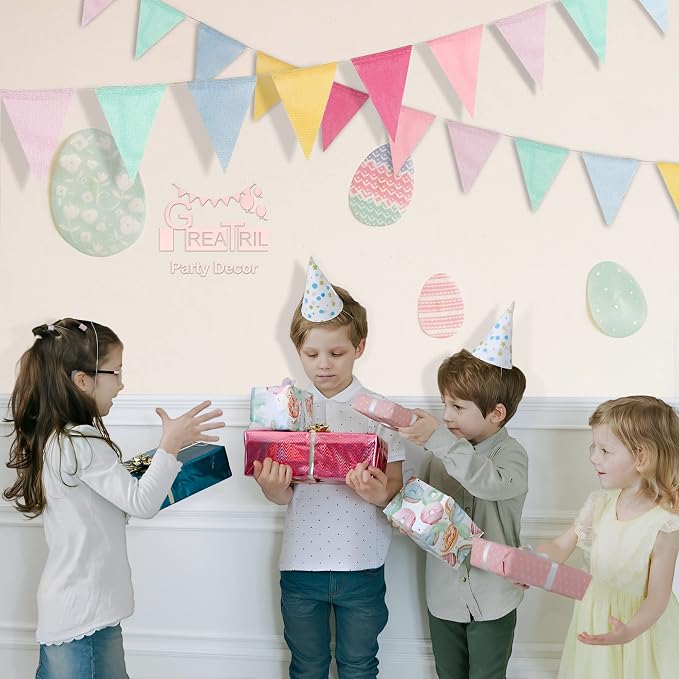 Pennant Banner Flags Pastel - Image 6