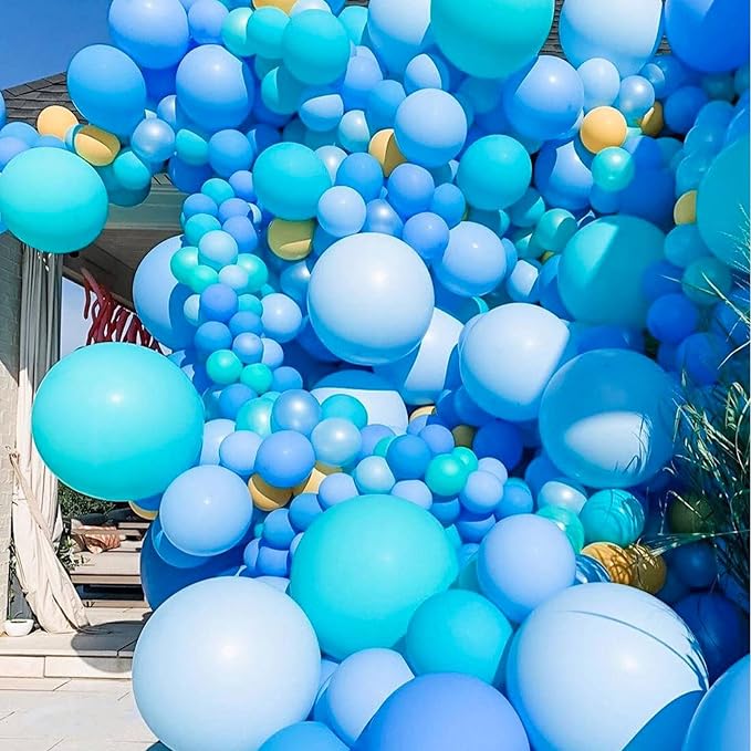 200pcs Light Blue Balloons 5 Inch, Small Mini Latex Balloons - Image 5