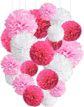 Capesaro Pink Paper Pom Poms by Capesaro