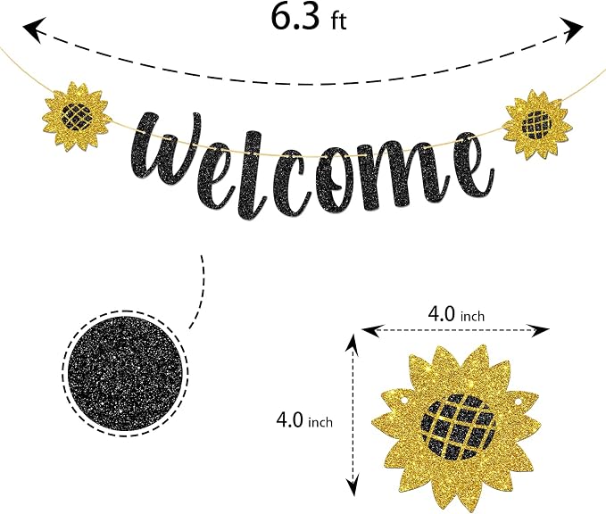 Welcome Banner, Induction Party | Home | School New Terms Begins Sign Bunting - Image 2