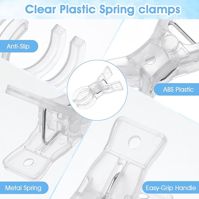50 Pcs Balloon Arch Clips, Spring Balloon Clips - Image 3