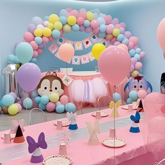 Pastel Balloons Latex Pastel Birthday Decorations 30 Pack 18 inch Round Helium - Image 7