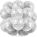 Gejoy 36 Pcs Cheetah Balloons Silver Leopard Print Balloons 12 Inch Spots Latex by Unknown