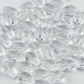 100pcs 8x12mm Teardrop Crystal Glass Beads for Jewelry Making, Faceted Vertical Hole Teardrop Glass Spacer Beads for Wind Chimes Bracelet Earring Necklace DIY Craft(Transparent)