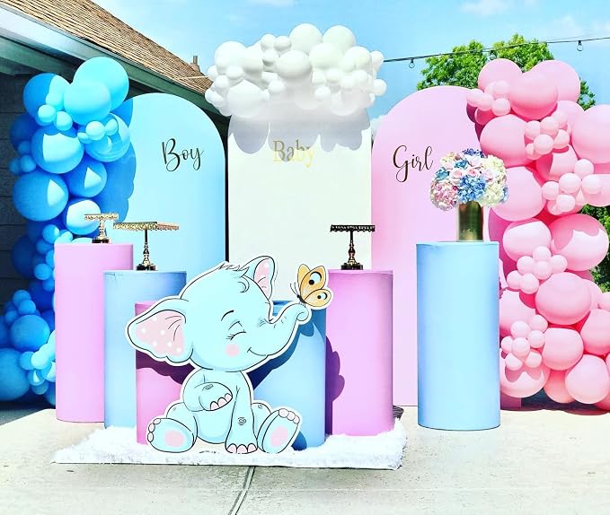 Pink and Blue Balloons Garland Kit, Baby Shower, Gender Reveal Party Decoration - Image 6
