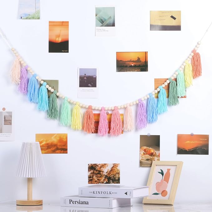 Boho Tassel Garland, Boho Tassel Garland Party Decor - Image 3
