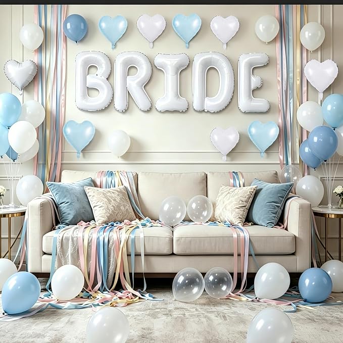 TONIFUL 40 Inch Giant Bride Balloon Bachelorette Party Decorations - Image 5