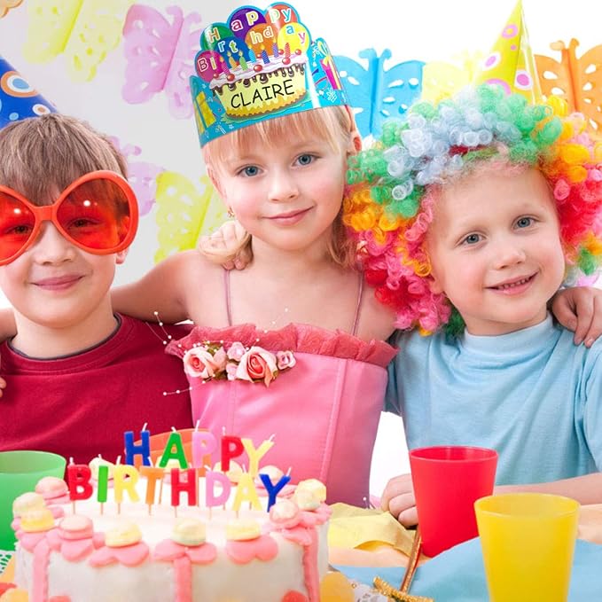 Fancy Land Birthday Crowns for Kids Pack of 30 Classroom Must Haves Pre K | - Image 7