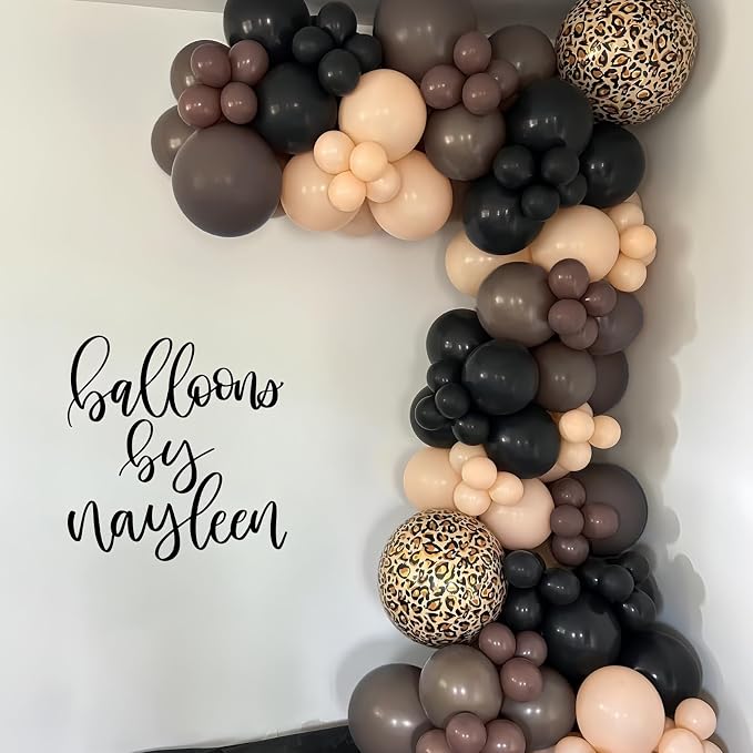 Cheetah Print Balloons, Jungle Animal Balloon Cheetah Decorations - Image 3