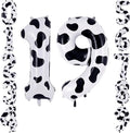 40 Inch Cow Print Number 19 Balloon by TNCDJKPA