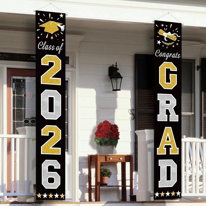 DAZONGE Graduation Decorations 2026, Graduation Porch Banners by Dazonge