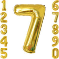 Gold Number 7 Balloon 40 Inch, Shiny Gold Foil Decor by Unknown