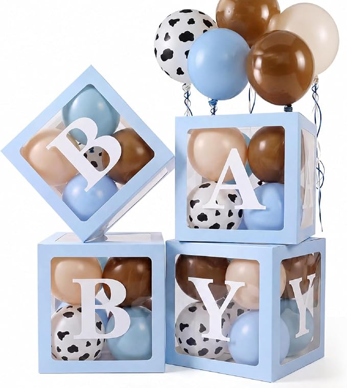 Gejoy Cowboy Baby Shower Party Decorations Babys Boxes by Gejoy