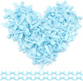 Blue Mini Bows 1.57" 100PCS Small Satin Ribbon Bows by Loomeshribbonforcrafts%EF%BC%81
