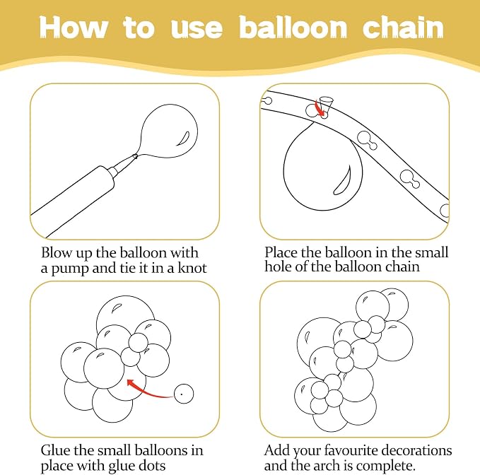 134Pcs Metallic Gold Balloons Different Sizes 5 10 12 18 Inch Chrome Gold Latex - Image 4