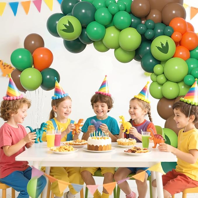 Amandir 153pcs Dinosaur Balloons Arch Garland Kit Different Sizes | 18 12 10 5 - Image 7