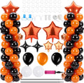 Gejoy 110 Pcs Orange Black Balloons Column Stand Kit Adjustable Tower Stand by Gejoy