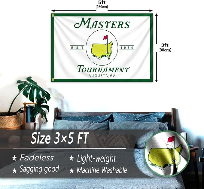 Golf Flag 3x5 Ft Golf Poster Double Sided Mirror Print Golf Banner Funny Party - Image 2