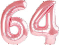 40 Inch Number 64 Balloons for 64th Birthday Party Decorations, 0-100 Jewelry by FOBELEC