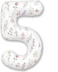 Flower 5 Balloons, Wildflower 5 Balloon Number by Froova