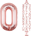 Letter Balloons Rose Gold 40 Inch O Large Big Foil Mylar Balloon | by Unknown