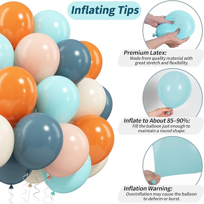 Orange and Blue Balloons - Image 6