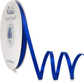 Ribbli Cobalt Blue Satin Ribbon, Double Faced Satin 1/4 inch x Continuous 50 by Ribbli