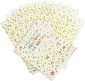 COQOFA 100 Pcs Star Printed Sealable Gift Wrap Cello Cellophane Bags Self by COQOFA