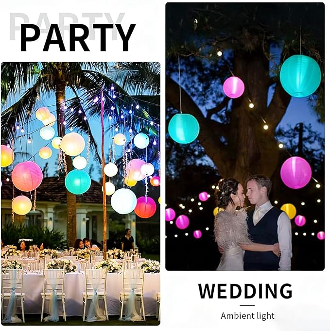 24 Pack Paper Lantern Lights, Mini LED Battery Operated Lights, Last 36 Hours - Image 4