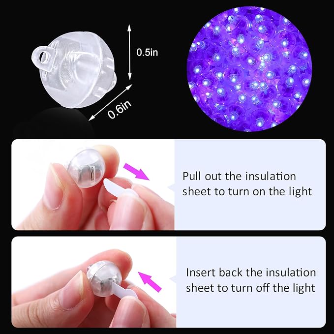 ZGWJ LED Lights, Light up Balloons, Paper Lanterns, Easter Eggs - Image 3