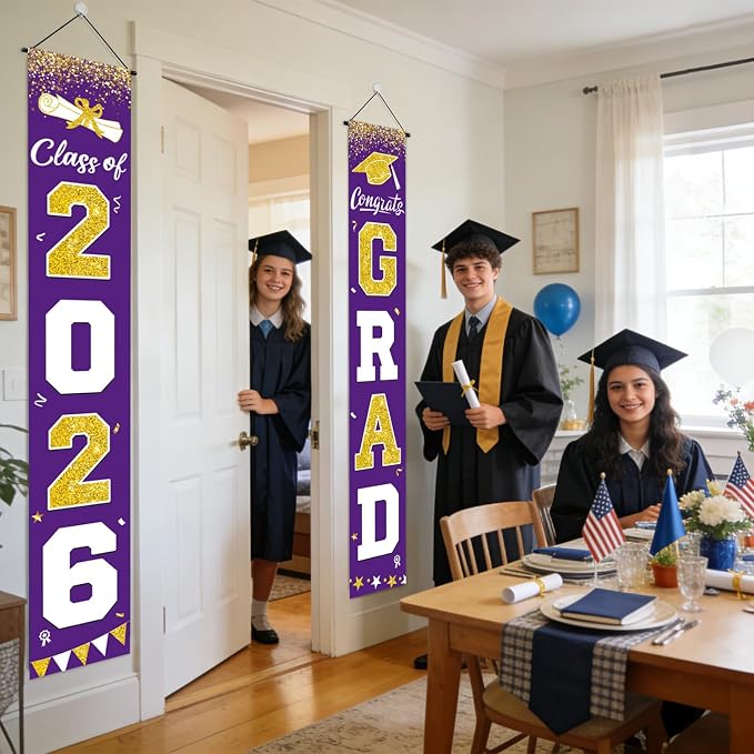 Graduation Decorations 2026 Porch Banner, Graduation Banner Class of 2026 - Image 6