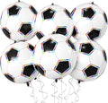 Soccer Ball Balloons, 22 Inch Soccer Balloons Laser Round Sphere Balloon by Saxuxu